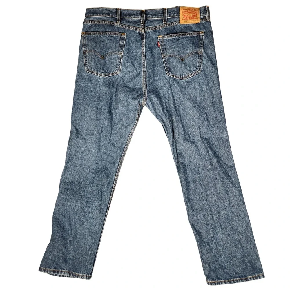Levi's 505 Regular Fit‎ Jeans Mens 40x30 Blue Excellent Straight Leg 00505-4886